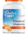 Doctor'S Best Vitamin C Gummies 250Mg Per Serving Great Tasting Immune Brain Eyes Heart Circulation Antioxidant Support Natural Pectin Vegan Gluten Ct Fruit 120 Count