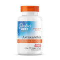 Doctor'S Best Astaxanthin Vegan Supplement 6 Mg - Skin Elasticity & Antioxidant Support For Men & Women Extract From Haematococcus Pluvialis Microalgae Non Gmo Gluten Free 90 Veggie Softgels