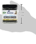 Viva Doria Virgin Activated Charcoal Powder, Coconut Shell Derived, Food Grade, 1.5 Oz Glass Jar (43 Grams)