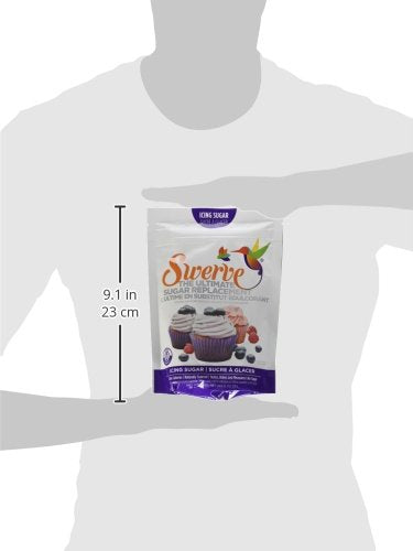 SWERVE Erythritol Sugar Icing, 340 GR