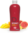 Detoxify Mega Clean Herbal Cleanse " Tropical " 32 Oz " Professionally Formulated Herbal Detox Drink " Enhanced With Milk Thistle Ginseng Root & Guarana Seed " Plus Sticker