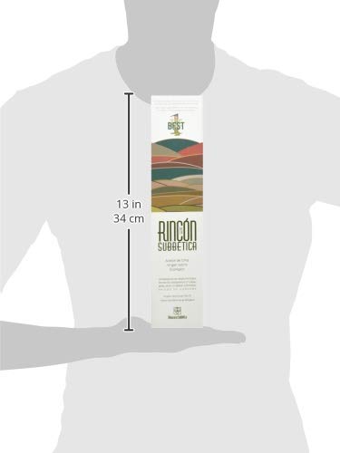 Rincon De La Subbetica- Award Winning, Organic Cold Pressed EVOO Extra Virgin Olive Oil, 16.9-Ounce Glass Bottle