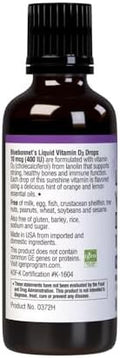 Bluebonnet Liquid Vitamin D3 Drops 400 Iu Citrus 1 Fl Oz