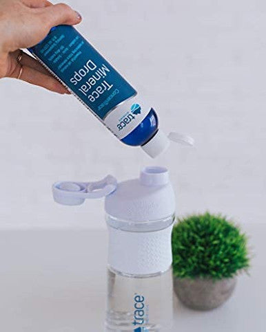 Trace Minerals ConcenTrace Drops 72+ Minerals Ionic Liquid Magnesium, Chloride, Potassium Low Sodium Energy Electrolytes Hydration 288 Day Supply 8 fl oz (Pack of 3)