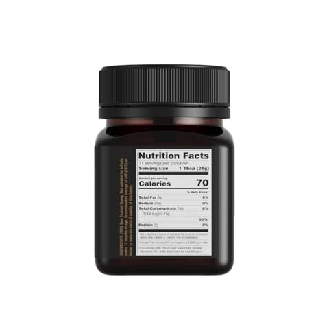 Egmont Honey Manuka UMF 23+ 8.8oz (250g) NON-GMO, Kosher, Recycled plastic jar, Traceable 100% Pure Authentic New Zealand Honey, UMF & MGO Certified