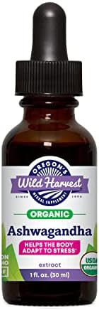 Oregon'S Wild Harvest Ashwagandha Fresh 1:1 Organic Herbal Supplement 1 Fluid Ounce