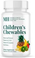MICHAELS Health Naturopathic Programs Children's Chewables 60 Vegetarian Wafers Fruit Punch Flavor Multivitamin and Mineral Supplement Kosher 30 to 60 Servings