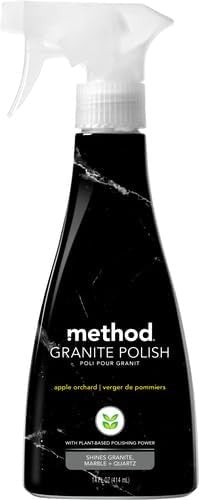 Method Granite Polish Apple Orchard Polishes and Shines Granite Marble and Sealed Stone Surfaces 14 oz Spray Bottle (Pack of 1)