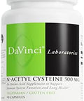 Davinci Laboratories Nacetyl Cysteine 500 Mg An Amino Acid Supplement To Support Immune System Function And Lung Health Vegetarian Gluten 90 Capsules