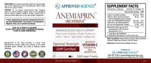 Approved Science Anemiaprin Absorbable Iron Vitamin C Supports Hemoglobin Blood Oxygen Levels Energy Gentle On Stomach 360 Capsules 6 Month Supply NonGMO Vegan