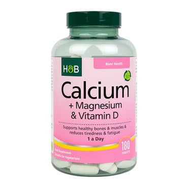 Holland and Barrett Calcium + Magnesium and Vitamin D 180 Tablets