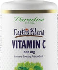 Paradise Herbs Earth'S Blend Vitamin C With Nature'S C And Adaptogens Superfoods Base Of Probiotics and Organic Alkalizing Greens 90 Vegetarian Capsules
