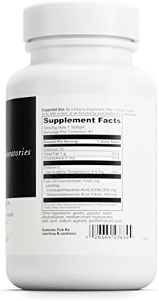 Davinci Labs Omega3 1000 Dietary Supplement To Maintain Already Normal Cholesterol Levels And Support Immune System Healthy Hair And Skin Gluten 45 Enteric Coated Softgels