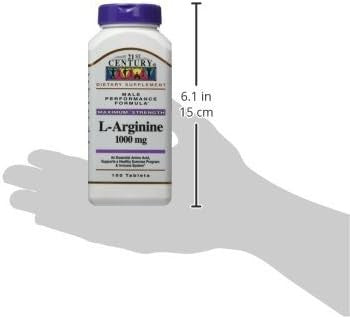 21St Century Larginine 1000 Mg Tablets 100Count (Pack Of 3)