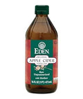 Eden Organic Apple Cider Vinegar, Raw, Unpasteurized with Mother, 16oz Glass