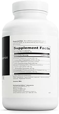 Davinci Labs Amyloid Complete Dietary Supplement To Support Cognitive Function Brain Health And Healthy Aging With Colostrum Extract Curcumin Extract And More Gluten 90 Vegetarian Caps