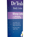 Dr Teal'S Melatonin Sleep Lotion Set 8 Oz Ea. Nighttime Therapy Body Lotion Combines Shea & Cocoa Butter To Nourish And Protect Skin Promotes Better Sleep (pack of 2 )