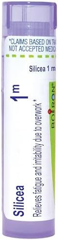 Boiron Silicea 1M For Fatigue & Irritability Due To Overwork 80 Pellets