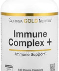 California Gold Nutrition Immune Complex + With Vitamins A C D Plus Zinc And Selenium 180 Veggie Capsules
