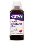 Natrol Liquid Melatonin 2.5 Mg Adult Melatonin Supplement To Fall Asleep Faster And Stay Asleep Longer Wake Up Refreshed 8 Fl Oz Berry-Flavored Liquid Up To A 23 Day Supply