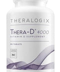 Theralogix Therad 2000 Vitamin D Supplement 2000 Iu (50 Mcg) Vitamin D3 Tablets 180Day Supply Immune Support Supplement For Women & Men Aids Bone & Heart Health Nsf 180 Tablets