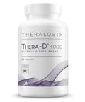 Theralogix TheraD 2000 Vitamin D Supplement 2000 IU (50 mcg) Vitamin D3 Tablets 180Day Supply Immune Support Supplement for Women and Men Aids Bone and Heart Health NSF Certified 180 Tablets