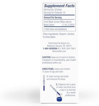 Boiron Black Currant/Ribus Nigrum Herbal Supplement 2 Oz