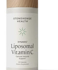 Stonehenge Health Dynamic Liposomal Vitamin C 1500Mg 90 Capsules Advanced Formula Phospholipids Sourced From Nongmo Sunflower Supports Healthy Immune System Collagen Synthesis & Brain Health