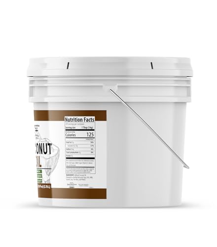 Unpretentious Coconut Oil, 1 Gallon, Food Grade, Non-Hydrogenated, Flavorless & Scentless