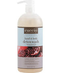 Cuccio Naturale Luxury Spa Hand And Body Detoxwash Pomegranate And Fig With Magnesium Sulfate 32 Fl.Oz