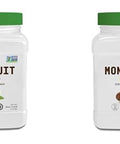 Morning Pep Monk Fruit Sweetener, Classic | White Sugar Substitute 2.5 lb and Morning Pep Monk Fruit Sweetener, golden Sugar Substitute, 2.5 lb