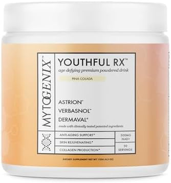 Mytogenix- Nad+ Supplement - Anti-Aging Drink Mix Powder - Supports Cellular Health And Vitality, Promotes Anti-Aging, Energy, And Skin Health- Pina Colada Flavor