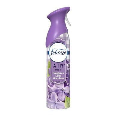 Febreze Air Mist Odor-Fighting Air Freshener Southern Lilac Mornings 8.8 Oz. Aerosol Can