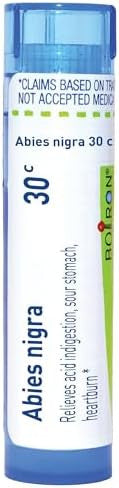 Boiron Abies Nigra 30C For Acid Indigestion Sour Stomach & Heartburn 80 Pellets