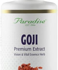 Paradise Herbs Goji Extract Vital Essence Herb Skin Eyes Body Support Vegan Gluten Non Gmo 60 Count Vegetarian Capsules