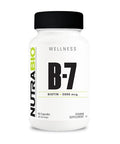 Nutrabio Biotin (Vitamin B-7) Supplement 5000Mcg - May Help Promote Healthy Hair Skin And Nails 90 Vegetable Capsules