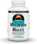 Source Naturals Magnesium Malate - 3750Mg Per Serving - Essential Magnesium Malic Acid Supplement - 180 Tablets