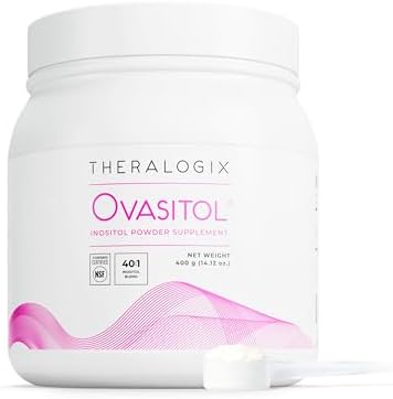 Theralogix Ovasitol Inositol Powder 90Day Supply MyoInositol and DChiro Inositol for Hormone Balance and Ovarian Function Support* NSF Certified 400 g (180 Servings)