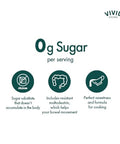 VIVID KITCHEN Keto Allulose Syrup ÃƒÂ¢Ã¢â€šÂ¬Ã¢â‚¬Å“ 12.8 fl oz | Allulose, Zero Calorie Sweetener with Clean Taste | 1:1 Sugar Substitute |Monk Fruit & Stevia Blend | Low Glycemic, Zero Net Carbs, Vegan, Gluten-Free, No Sugar Added ÃƒÂ¢Ã¢â€šÂ¬Ã¢â‚¬Å“ Ideal for Baking, Cooking, Drinks