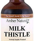 Amber Naturalz Milk Thistle Herbal Supplement For Dogs And Cats Milk Thistle Herbal Supplement For Liver Health And Support 4 Fluid Ounce Glass Bottle Manufactured In The Usa