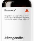 Momentous Ashwagandha Supplement - 300Mg Noogandha Ashwagandha Extract - Cognitive Performance, Alertness & Focus Support - Nsf Certified, Vegan, Gmo-Free, Gluten Free, 60 Servings
