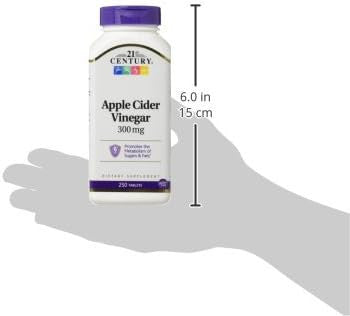 21St Century 300Mg Apple Cider Vinegar Tablets 3 Count