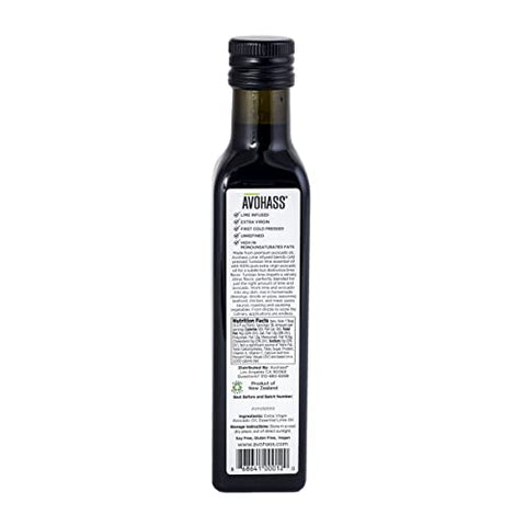 Avohass New Zealand Lime Extra Virgin Avocado Oil 8.5 fl oz Bottle