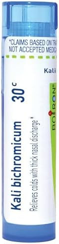 Boiron Kali Bichromicum 30C Homeopathic Medicine For Colds 80 Pellets
