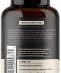 Terra Origin Healthy Sleep & Wake Natural Sleep Aid Supplement For Adults Restful And Awake Refreshed Gaba Ltryptophan Melatonin Chamomile Valerian Passionflower 60 Capsules