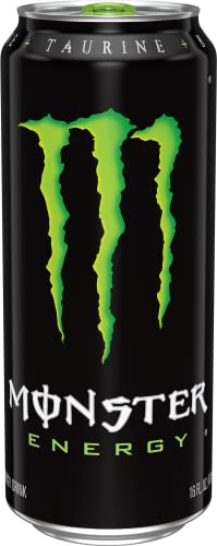 Monster Energy Drink, Green, Original, 16 Ounce (Pack of 12)