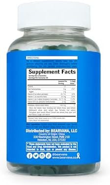 BEARVANA Peach Support Women s Multivitamin Gummies - Includes Herbal Extracts & Essential Vitamins - Berry Flavor - 60 Gummies