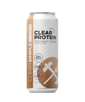 Clean Simple Eats Clear Protein Water 20G Grass Fed Whey Protein Ultra Filtered Light & Refreshing Beverage Low Lactose No Artificial Ingredients Coconut Crame Flavor 16 Oz Cans 12 Pack