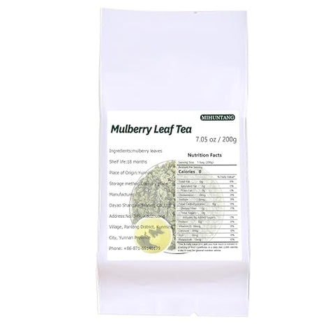 Mulberry leaf tea 7.05 oz -Fried mulberry leaves after frost-Tea fragrance Ã¦Â¡â€˜Ã¥ÂÂ¶Ã¨Å’Â¶200g