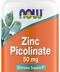 Now Supplements, Zinc Picolinate 50 Mg, Supports Enzyme Functions, Immune Support, Non-Gmo, Kosher, Suitable For Vegans - 240 Vegetarian Capsules (Pack Of 1)